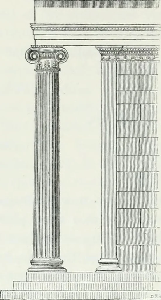 An illustration from An attempt to discriminate the styles of architecture in England : from the Conquest to the Reformation : with a sketch of the Grecian and Roman orders, 1862, leaf 51