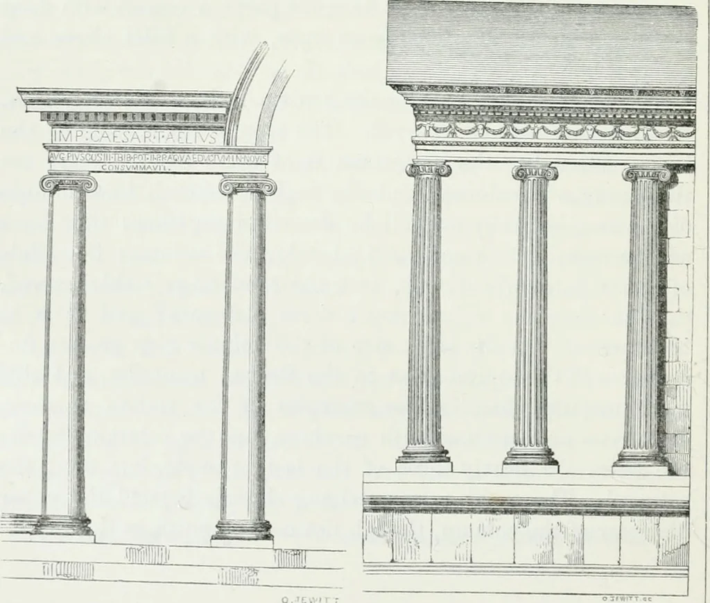 An illustration from An attempt to discriminate the styles of architecture in England : from the Conquest to the Reformation : with a sketch of the Grecian and Roman orders, 1862, leaf 51