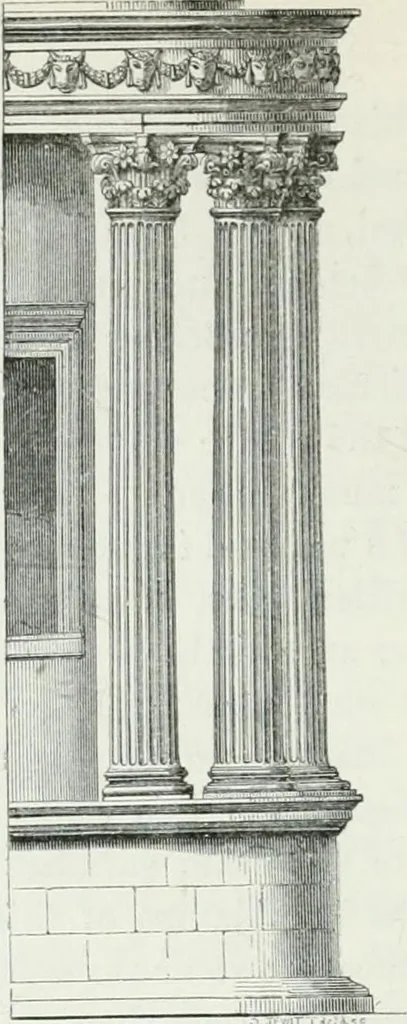 An illustration from An attempt to discriminate the styles of architecture in England : from the Conquest to the Reformation : with a sketch of the Grecian and Roman orders, 1862, leaf 55