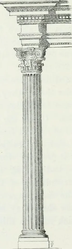 An illustration from An attempt to discriminate the styles of architecture in England : from the Conquest to the Reformation : with a sketch of the Grecian and Roman orders, 1862, leaf 55