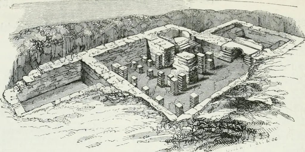 An illustration from An attempt to discriminate the styles of architecture in England : from the Conquest to the Reformation : with a sketch of the Grecian and Roman orders, 1862, leaf 79