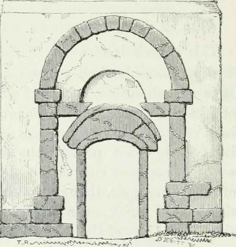 An illustration from An attempt to discriminate the styles of architecture in England : from the Conquest to the Reformation : with a sketch of the Grecian and Roman orders, 1862, leaf 87