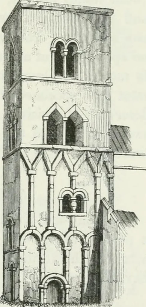 An illustration from An attempt to discriminate the styles of architecture in England : from the Conquest to the Reformation : with a sketch of the Grecian and Roman orders, 1862, leaf 88