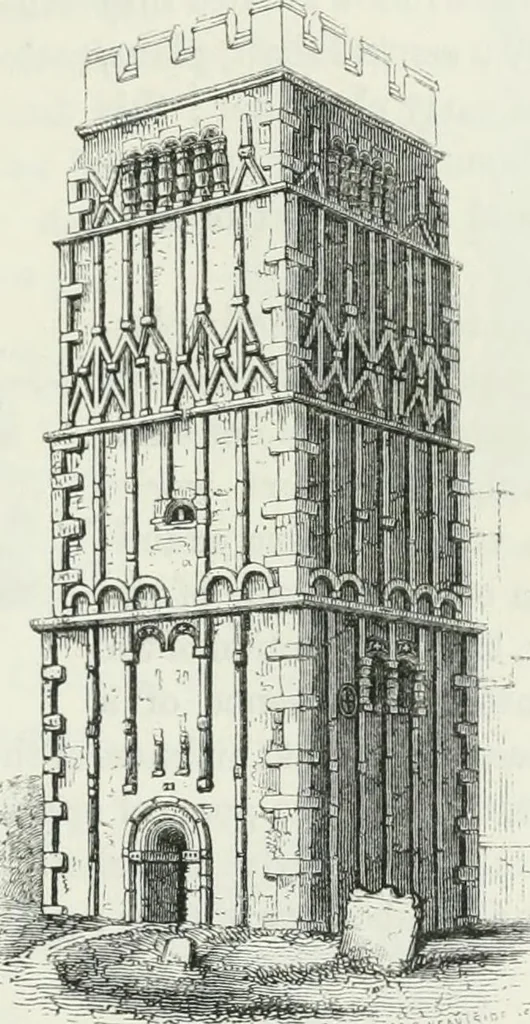 An illustration from An attempt to discriminate the styles of architecture in England : from the Conquest to the Reformation : with a sketch of the Grecian and Roman orders, 1862, leaf 96