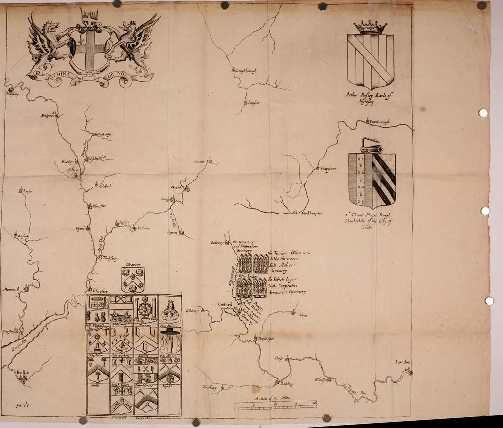 An illustration from England's improvement by sea and land .., 1698, leaf 87