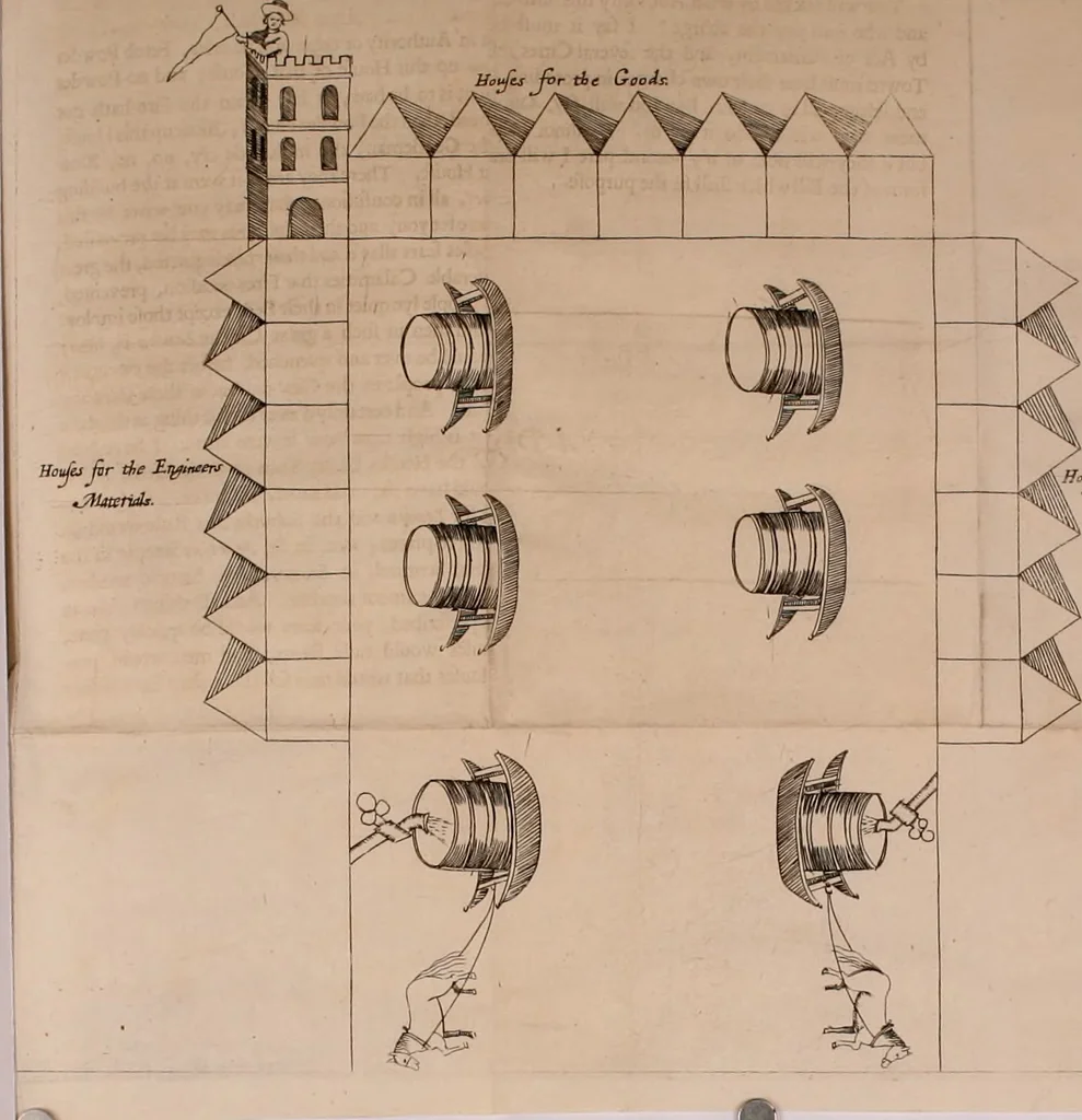 An illustration from England's improvement by sea and land .., 1698, leaf 95
