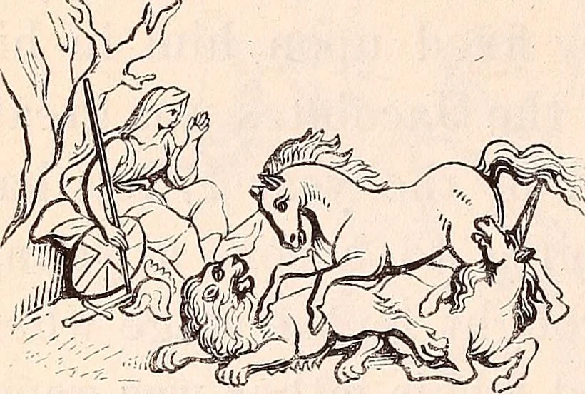 An illustration from England under the house of Hanover; : its history and condition during the reigns of the three Georges, illustrated from the caricatures and satires of the day., 1848, leaf 107