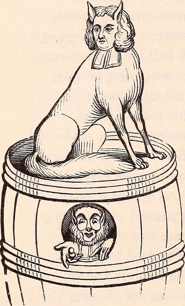 An illustration from England under the house of Hanover; : its history and condition during the reigns of the three Georges, illustrated from the caricatures and satires of the day., 1848, leaf 135