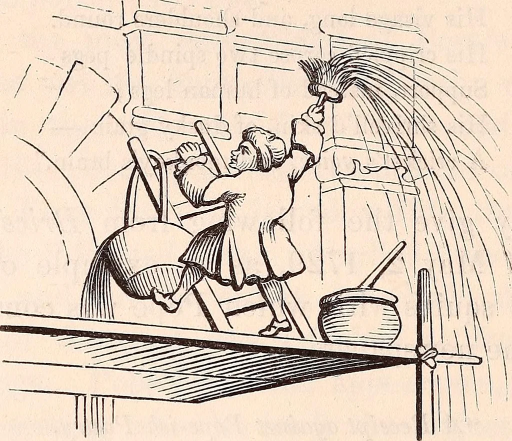 An illustration from England under the house of Hanover; : its history and condition during the reigns of the three Georges, illustrated from the caricatures and satires of the day., 1848, leaf 147