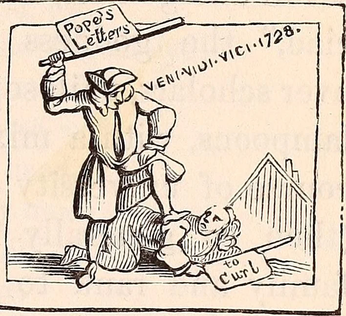 An illustration from England under the house of Hanover; : its history and condition during the reigns of the three Georges, illustrated from the caricatures and satires of the day., 1848, leaf 148