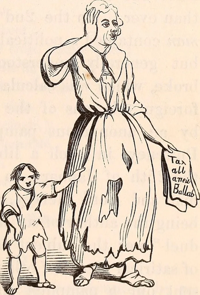 An illustration from England under the house of Hanover; : its history and condition during the reigns of the three Georges, illustrated from the caricatures and satires of the day., 1848, leaf 158