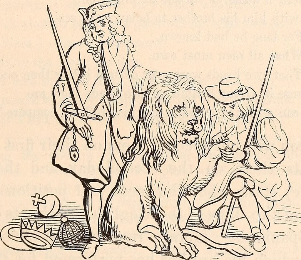 An illustration from England under the house of Hanover; : its history and condition during the reigns of the three Georges, illustrated from the caricatures and satires of the day., 1848, leaf 186