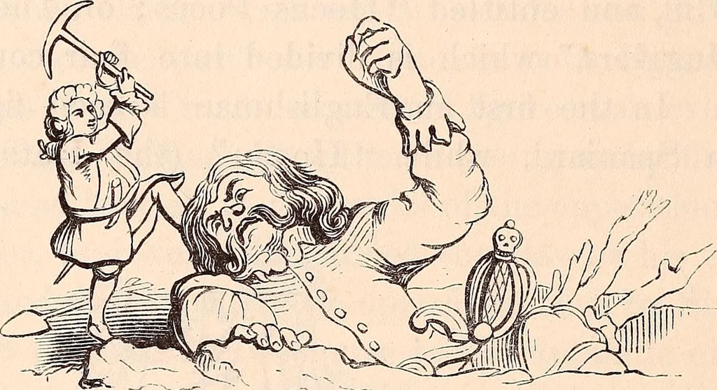 An illustration from England under the house of Hanover; : its history and condition during the reigns of the three Georges, illustrated from the caricatures and satires of the day., 1848, leaf 191