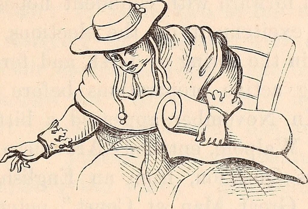 An illustration from England under the house of Hanover; : its history and condition during the reigns of the three Georges, illustrated from the caricatures and satires of the day., 1848, leaf 196