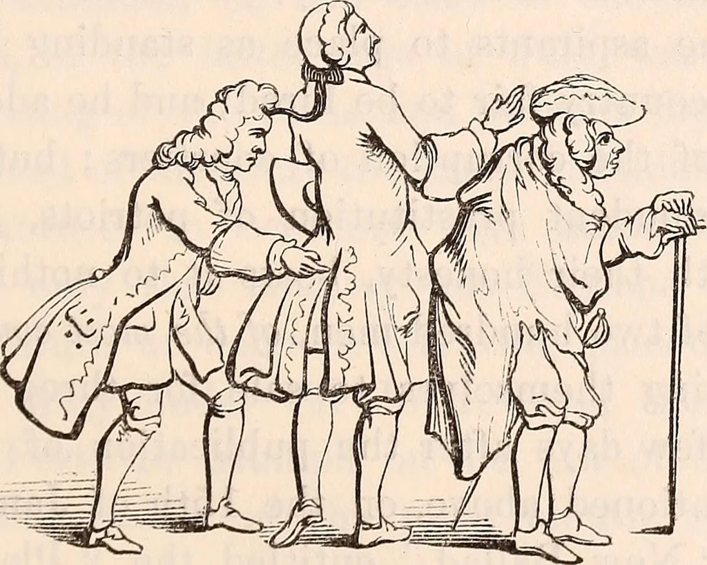 An illustration from England under the house of Hanover; : its history and condition during the reigns of the three Georges, illustrated from the caricatures and satires of the day., 1848, leaf 234