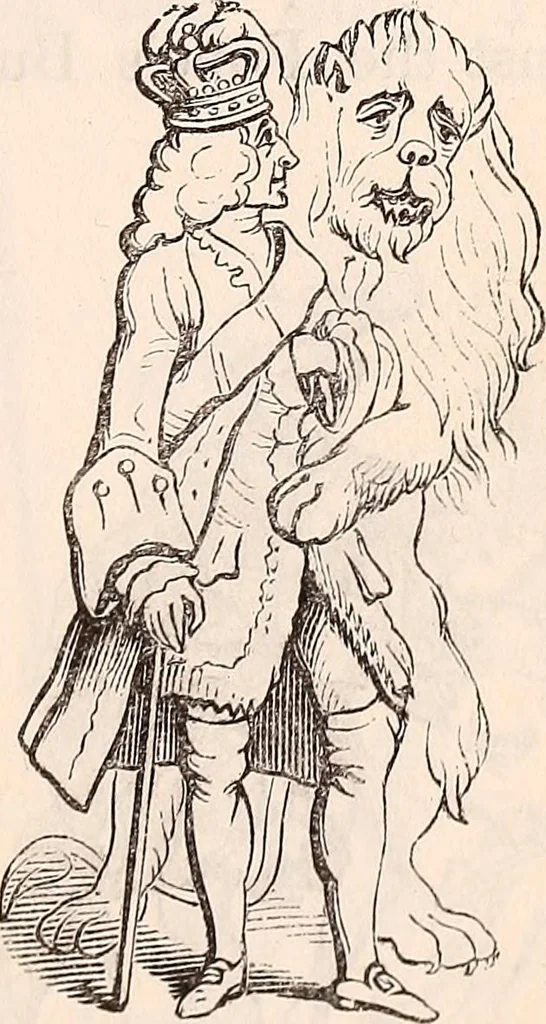 An illustration from England under the house of Hanover; : its history and condition during the reigns of the three Georges, illustrated from the caricatures and satires of the day., 1848, leaf 238
