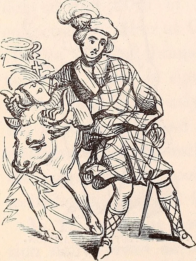 An illustration from England under the house of Hanover; : its history and condition during the reigns of the three Georges, illustrated from the caricatures and satires of the day., 1848, leaf 239