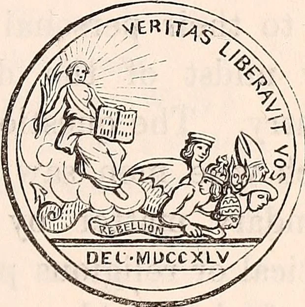 An illustration from England under the house of Hanover; : its history and condition during the reigns of the three Georges, illustrated from the caricatures and satires of the day., 1848, leaf 242