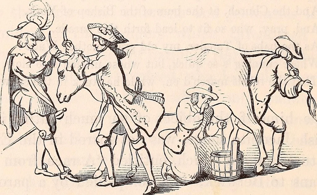 An illustration from England under the house of Hanover; : its history and condition during the reigns of the three Georges, illustrated from the caricatures and satires of the day., 1848, leaf 245