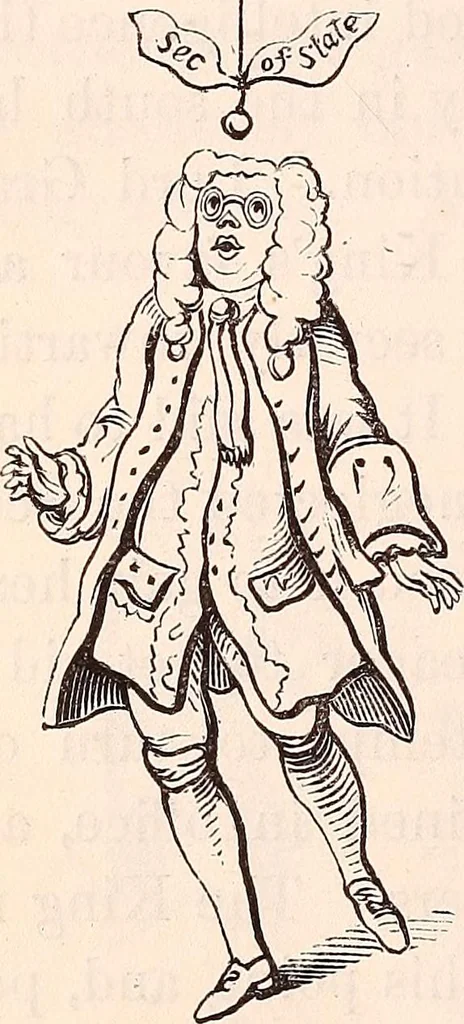 An illustration from England under the house of Hanover; : its history and condition during the reigns of the three Georges, illustrated from the caricatures and satires of the day., 1848, leaf 247