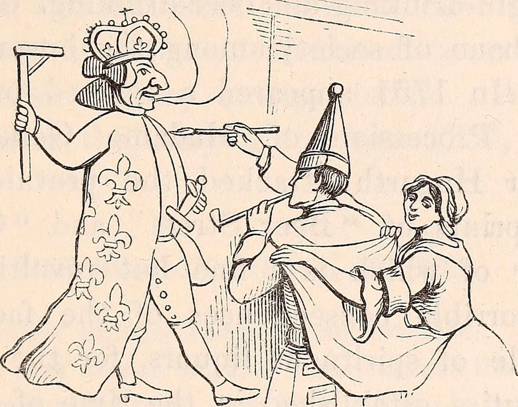 An illustration from England under the house of Hanover; : its history and condition during the reigns of the three Georges, illustrated from the caricatures and satires of the day., 1848, leaf 320