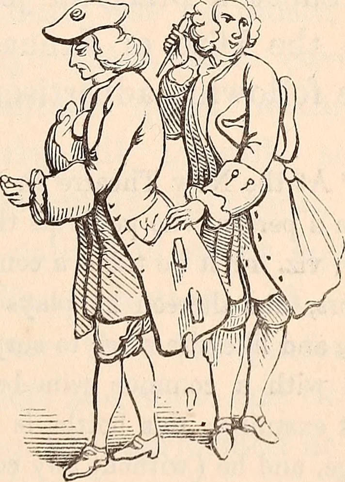 An illustration from England under the house of Hanover; : its history and condition during the reigns of the three Georges, illustrated from the caricatures and satires of the day., 1848, leaf 352