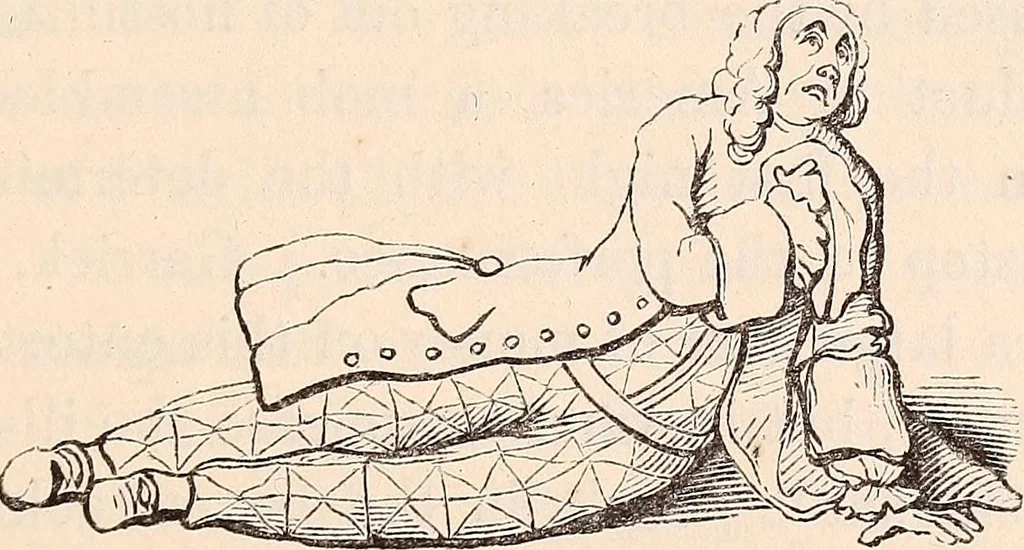 An illustration from England under the house of Hanover; : its history and condition during the reigns of the three Georges, illustrated from the caricatures and satires of the day., 1848, leaf 366