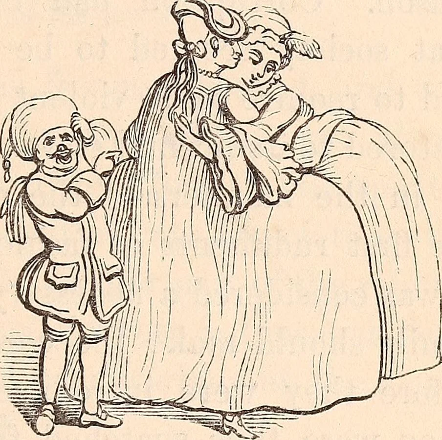 An illustration from England under the house of Hanover; : its history and condition during the reigns of the three Georges, illustrated from the caricatures and satires of the day., 1848, leaf 382