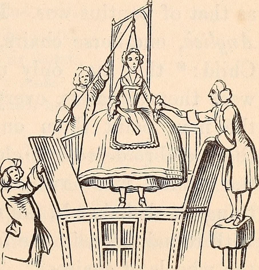 An illustration from England under the house of Hanover; : its history and condition during the reigns of the three Georges, illustrated from the caricatures and satires of the day., 1848, leaf 386