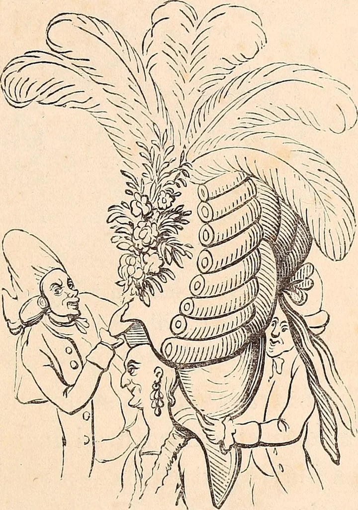 An illustration from England under the house of Hanover; : its history and condition during the reigns of the three Georges, illustrated from the caricatures and satires of the day., 1848, leaf 390