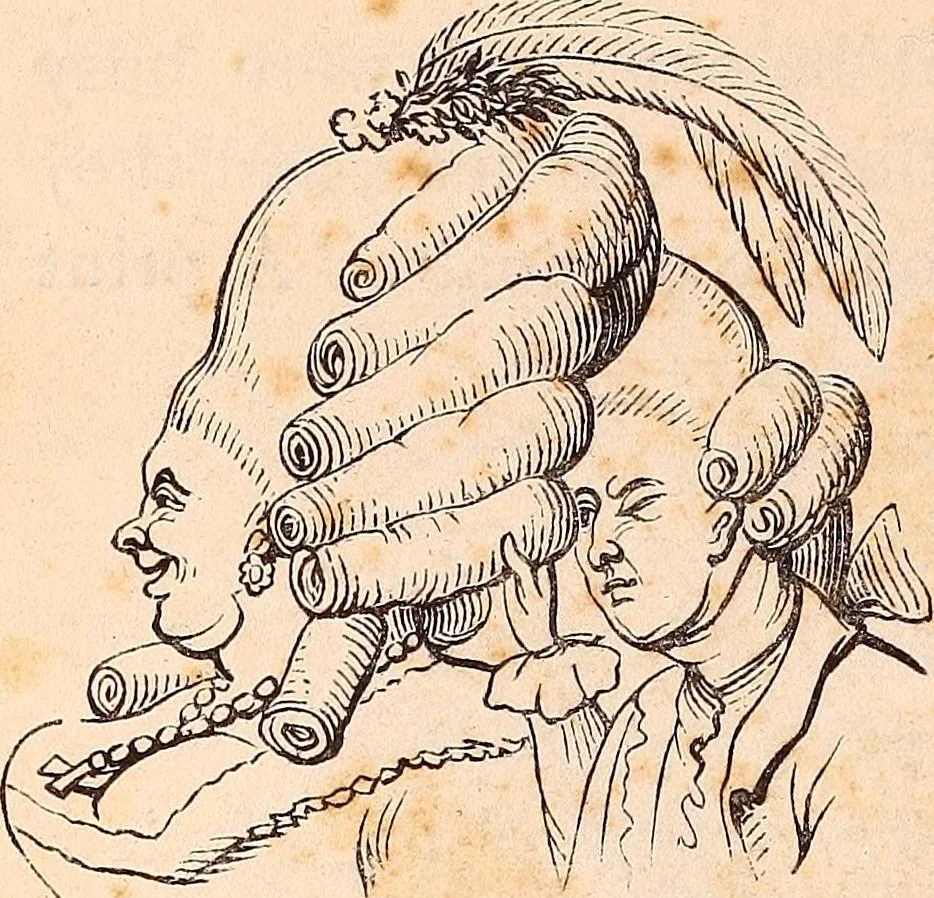 An illustration from England under the house of Hanover; : its history and condition during the reigns of the three Georges, illustrated from the caricatures and satires of the day., 1848, leaf 391