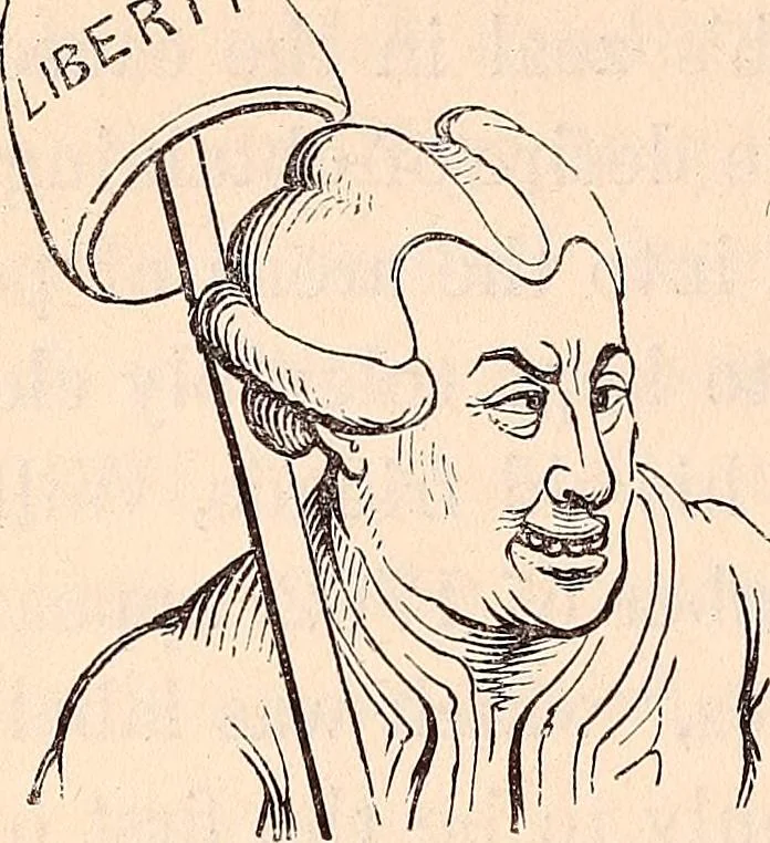 An illustration from England under the house of Hanover; : its history and condition during the reigns of the three Georges, illustrated from the caricatures and satires of the day., 1848, leaf 411