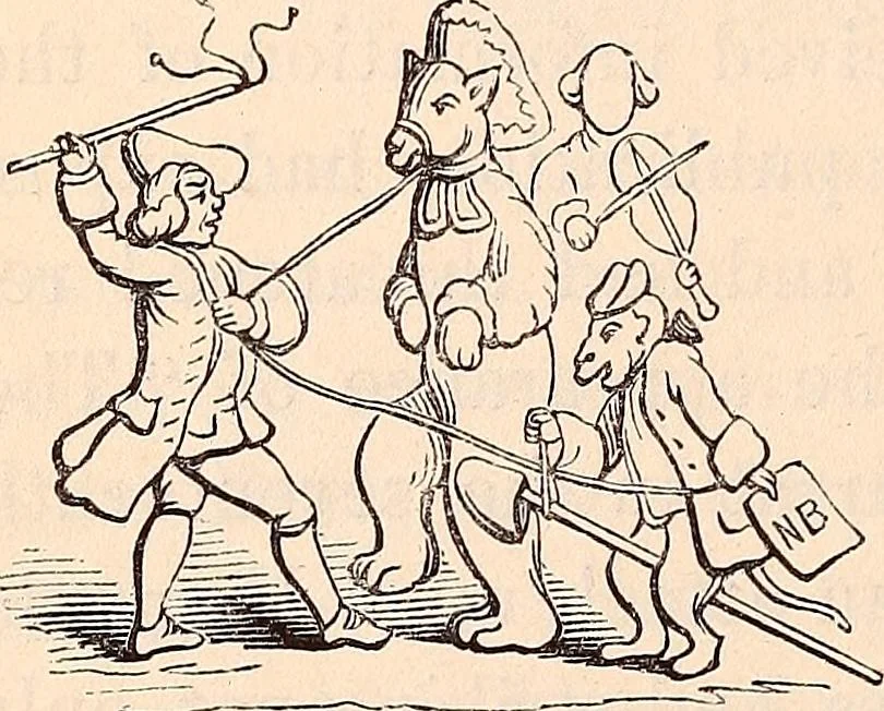 An illustration from England under the house of Hanover; : its history and condition during the reigns of the three Georges, illustrated from the caricatures and satires of the day., 1848, leaf 411