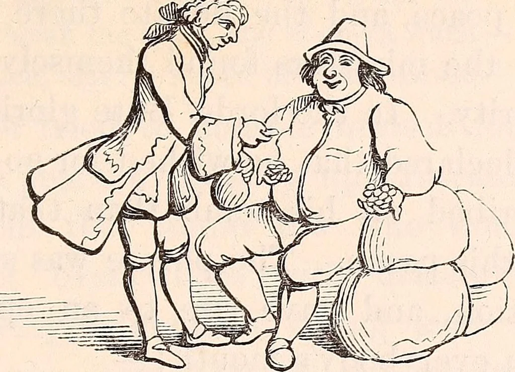 An illustration from England under the house of Hanover; : its history and condition during the reigns of the three Georges, illustrated from the caricatures and satires of the day., 1848, leaf 440