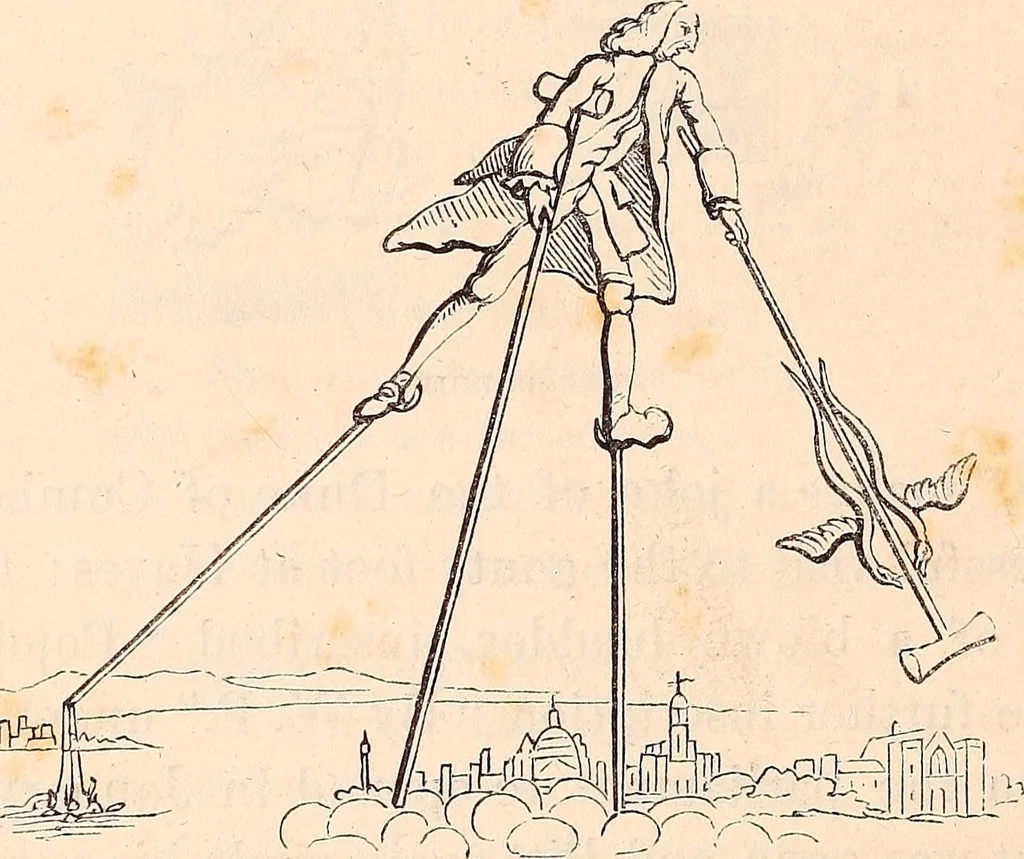 An illustration from England under the house of Hanover; : its history and condition during the reigns of the three Georges, illustrated from the caricatures and satires of the day., 1848, leaf 461