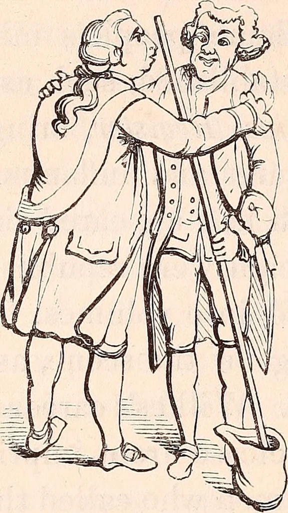 An illustration from England under the house of Hanover; : its history and condition during the reigns of the three Georges, illustrated from the caricatures and satires of the day., 1848, leaf 477