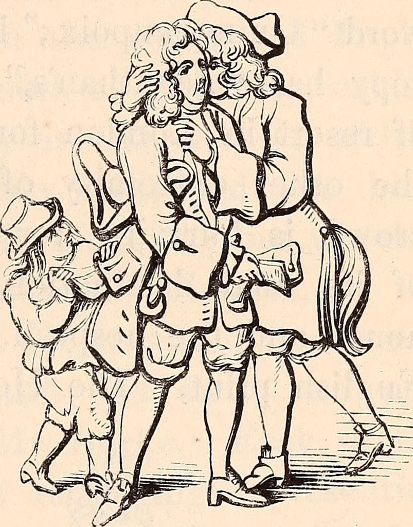 An illustration from England under the house of Hanover; : its history and condition during the reigns of the three Georges, illustrated from the caricatures and satires of the day., 1848, leaf 94