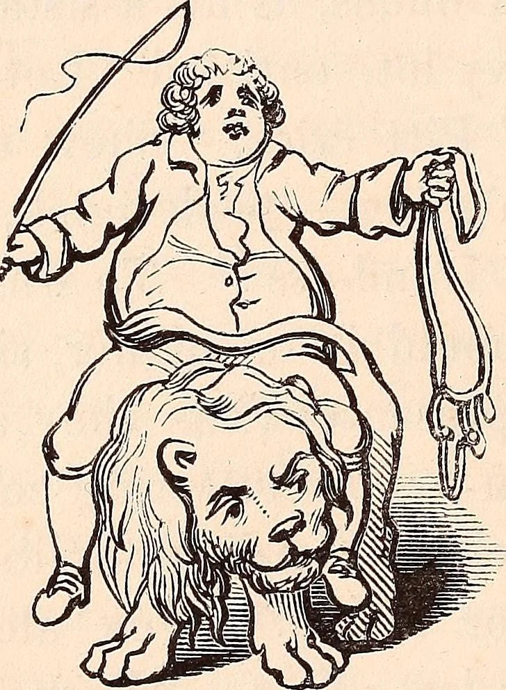 An illustration from England under the house of Hanover; : its history and condition during the reigns of the three Georges, illustrated from the caricatures and satires of the day., 1848, leaf 113
