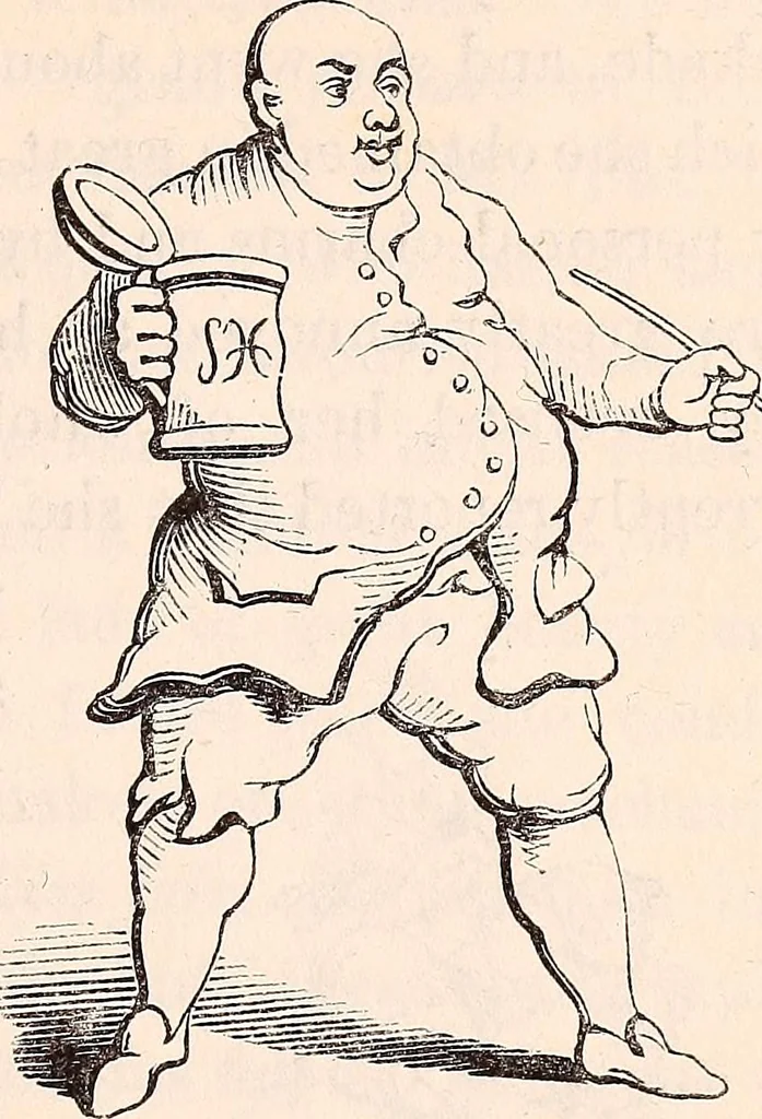An illustration from England under the house of Hanover; : its history and condition during the reigns of the three Georges, illustrated from the caricatures and satires of the day., 1848, leaf 128