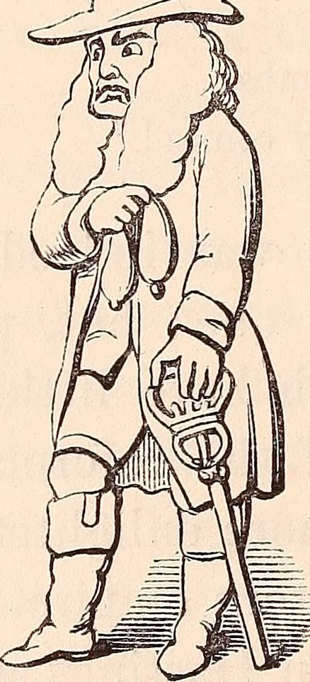 An illustration from England under the house of Hanover; : its history and condition during the reigns of the three Georges, illustrated from the caricatures and satires of the day., 1848, leaf 175