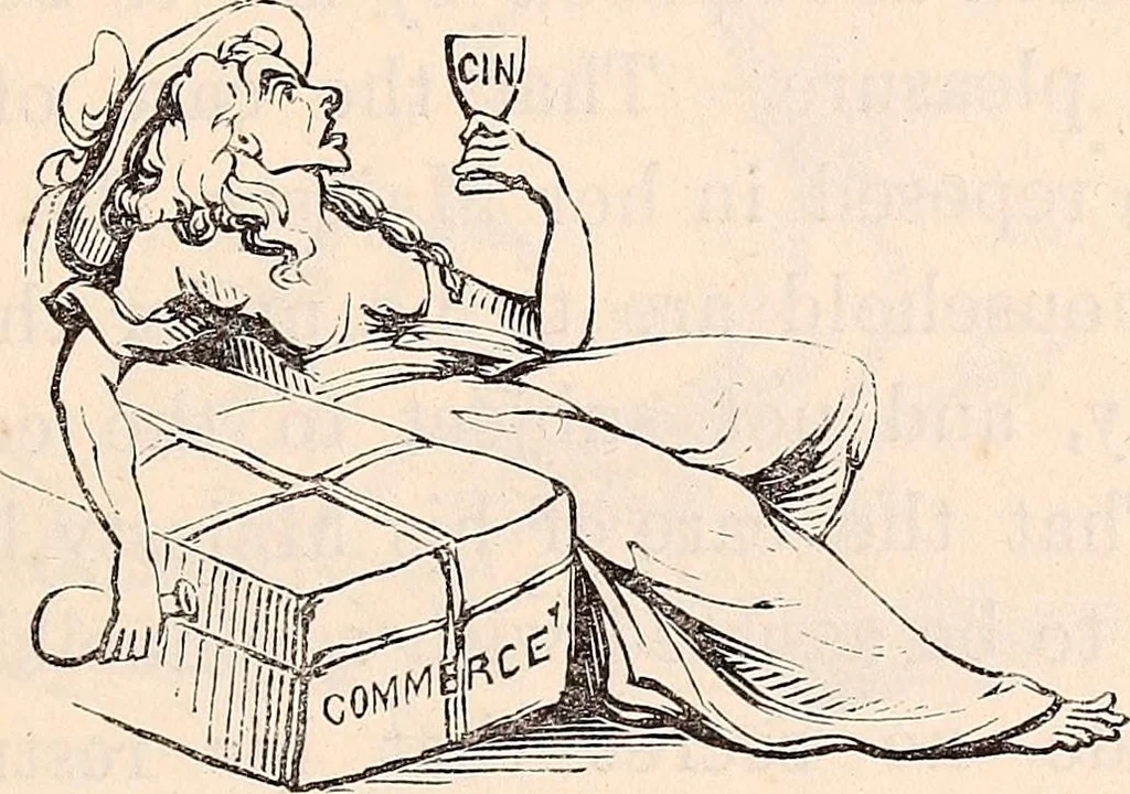 An illustration from England under the house of Hanover; : its history and condition during the reigns of the three Georges, illustrated from the caricatures and satires of the day., 1848, leaf 184