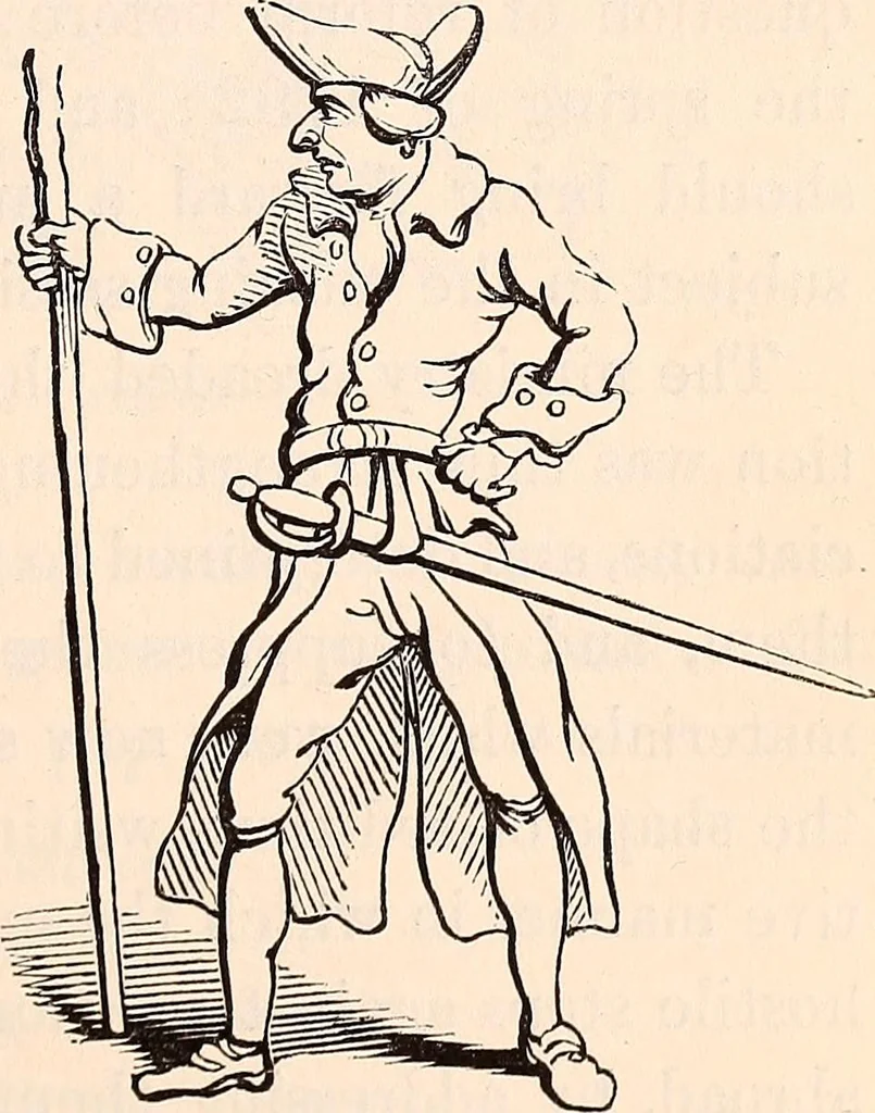 An illustration from England under the house of Hanover; : its history and condition during the reigns of the three Georges, illustrated from the caricatures and satires of the day., 1848, leaf 238