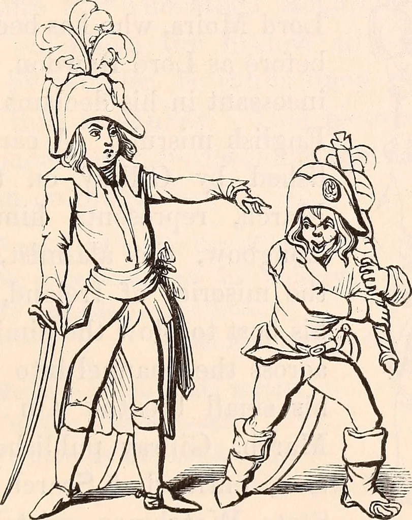 An illustration from England under the house of Hanover; : its history and condition during the reigns of the three Georges, illustrated from the caricatures and satires of the day., 1848, leaf 312
