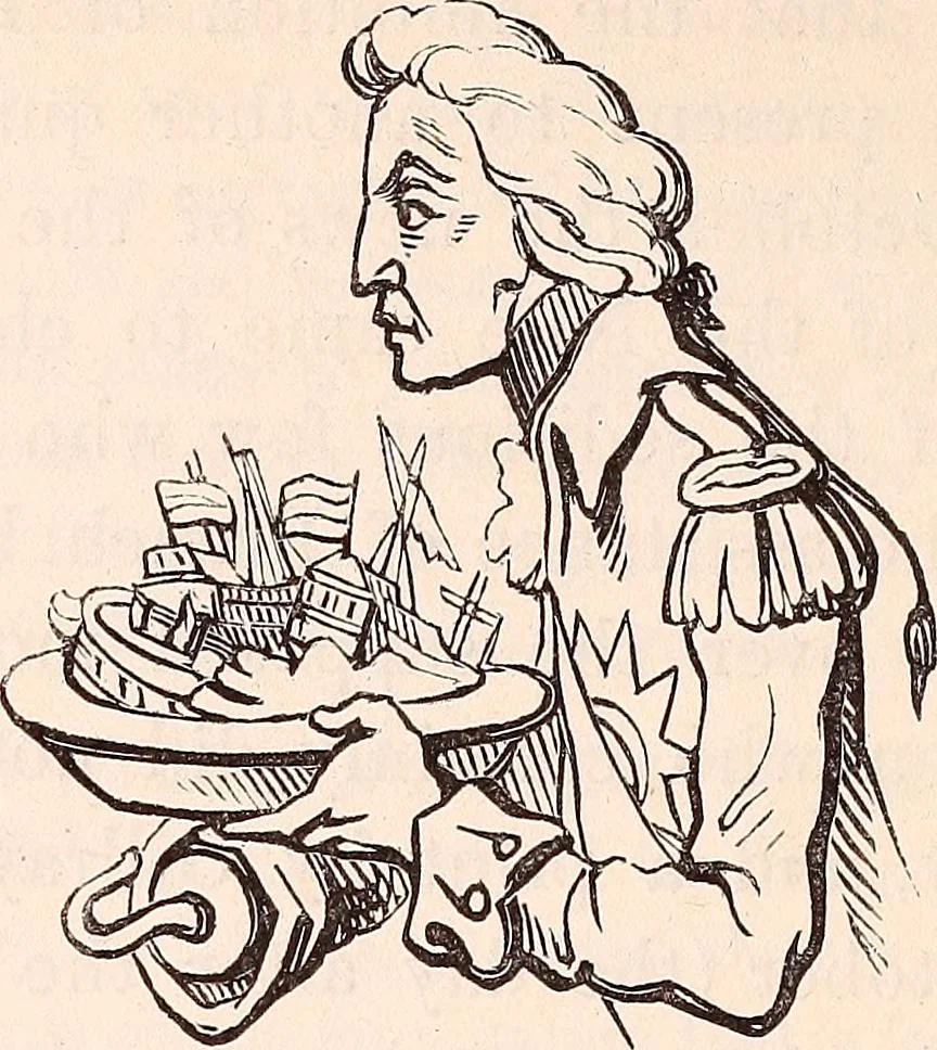 An illustration from England under the house of Hanover; : its history and condition during the reigns of the three Georges, illustrated from the caricatures and satires of the day., 1848, leaf 319