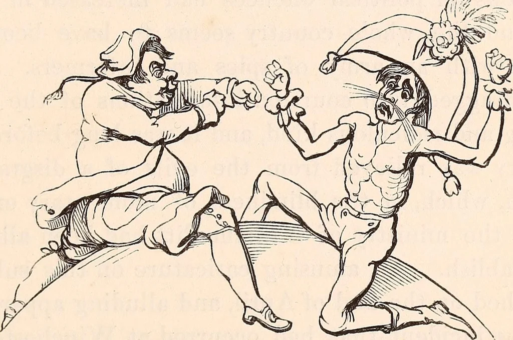 An illustration from England under the house of Hanover; : its history and condition during the reigns of the three Georges, illustrated from the caricatures and satires of the day., 1848, leaf 320