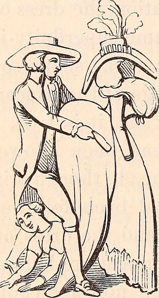 An illustration from England under the house of Hanover; : its history and condition during the reigns of the three Georges, illustrated from the caricatures and satires of the day., 1848, leaf 337
