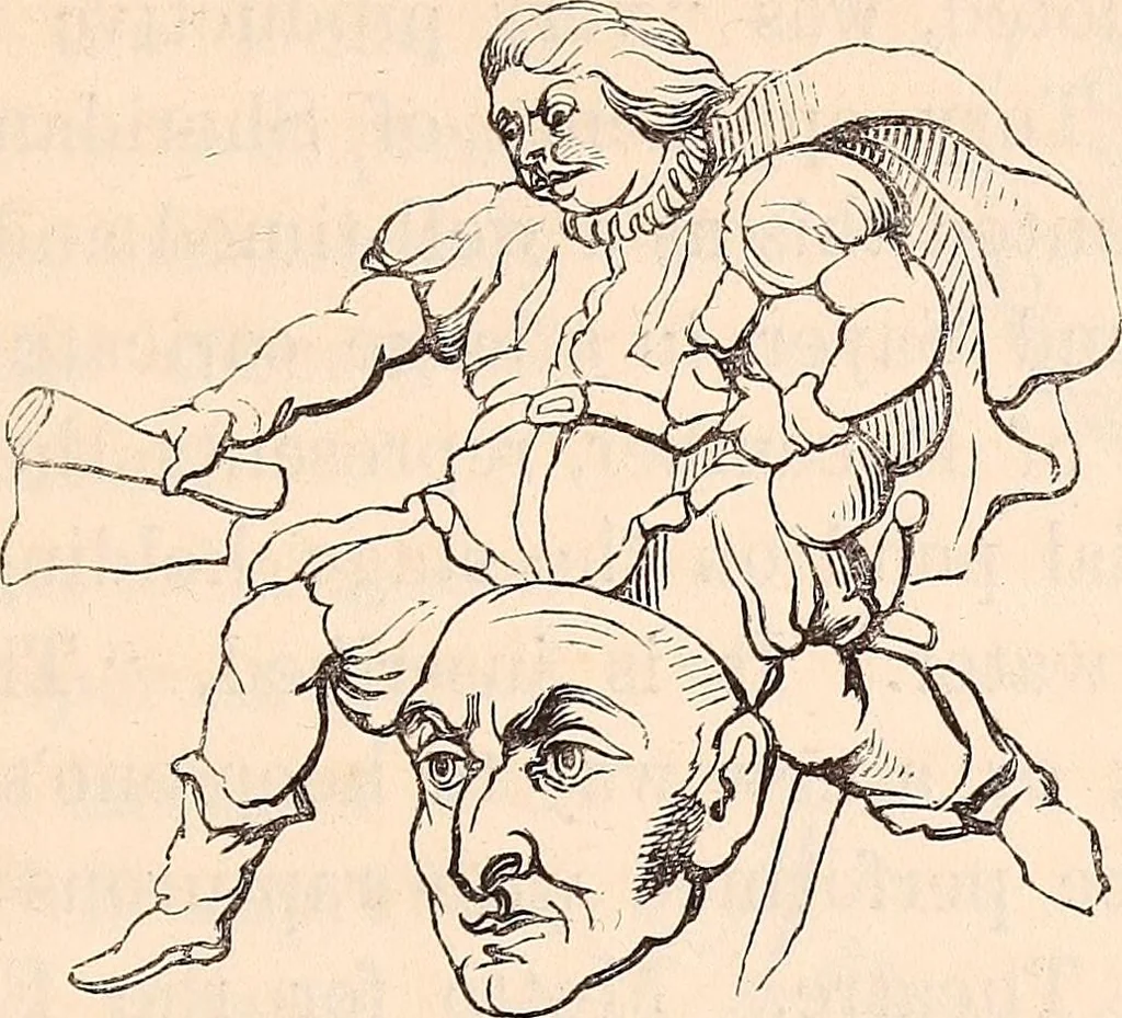 An illustration from England under the house of Hanover; : its history and condition during the reigns of the three Georges, illustrated from the caricatures and satires of the day., 1848, leaf 370