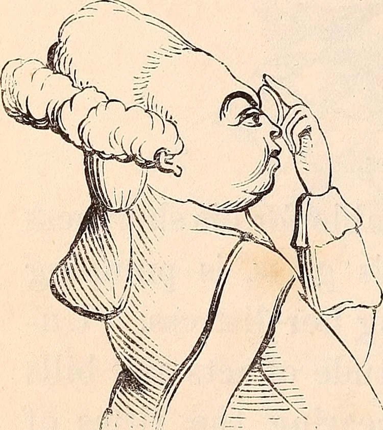 An illustration from England under the house of Hanover; : its history and condition during the reigns of the three Georges, illustrated from the caricatures and satires of the day., 1848, leaf 39