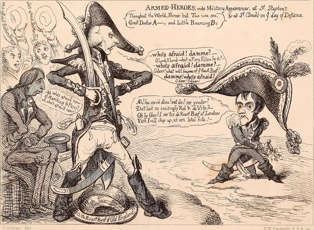 An illustration from England under the house of Hanover; : its history and condition during the reigns of the three Georges, illustrated from the caricatures and satires of the day., 1848, leaf 423