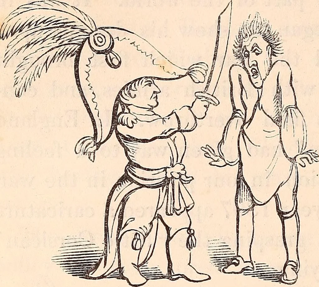 An illustration from England under the house of Hanover; : its history and condition during the reigns of the three Georges, illustrated from the caricatures and satires of the day., 1848, leaf 469